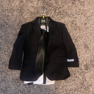Black Suit Jacket with Tie